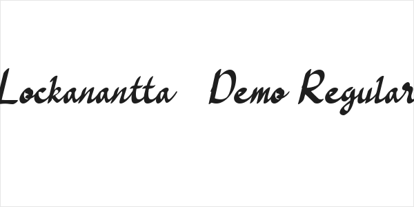 Lockanantta - Demo Regular Logo