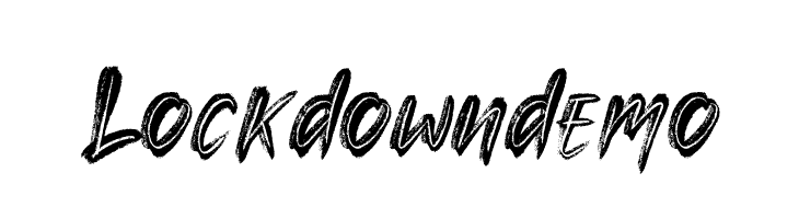 Lockdown demo  Frei Schriftart Herunterladen