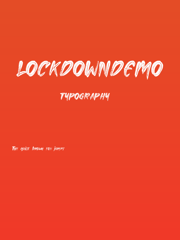 Lockdowndemo Poster