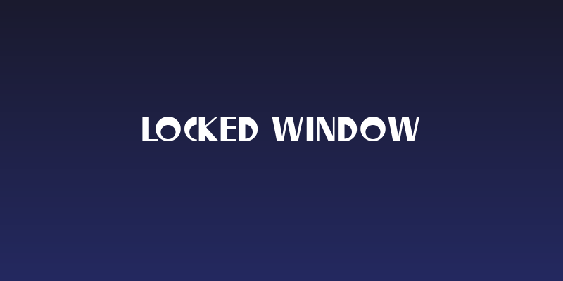 Locked Window Social Header