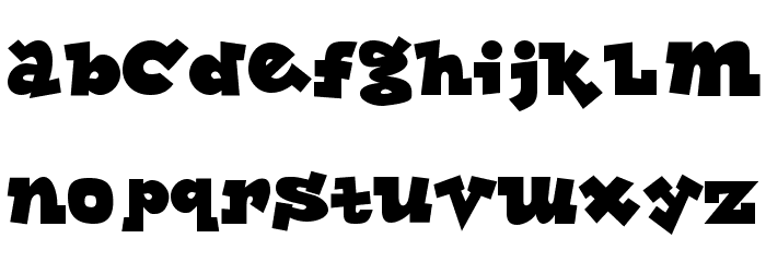 Lockergnome-Regular Font LOWERCASE