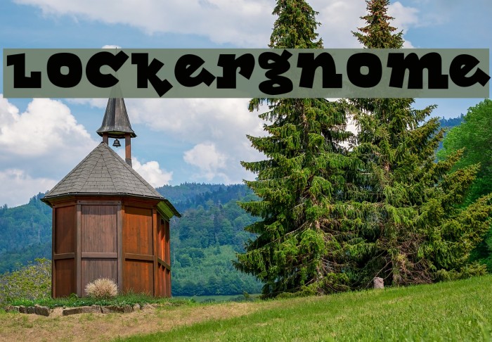 Lockergnome Font examples