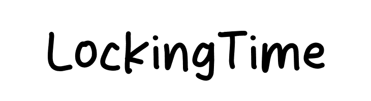 Locking Time  font caratteri gratis