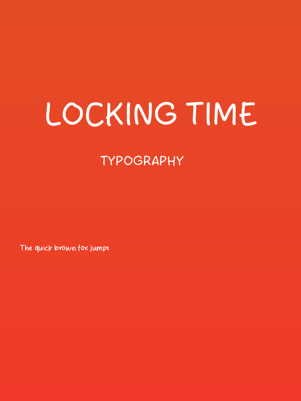 Locking Time Poster