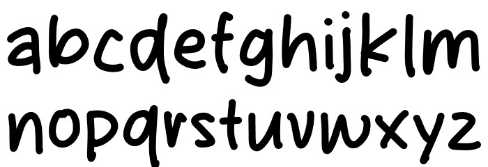 Locking Time Font LOWERCASE
