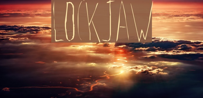 Lockjaw Font examples