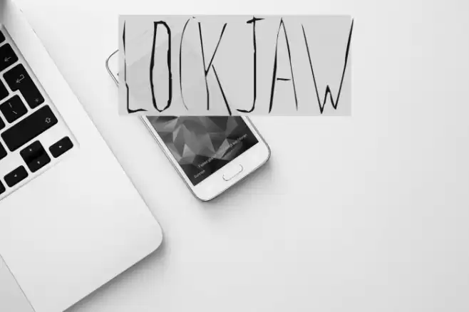 Lockjaw Font examples