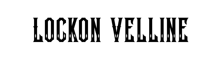 Lockon Velline Font