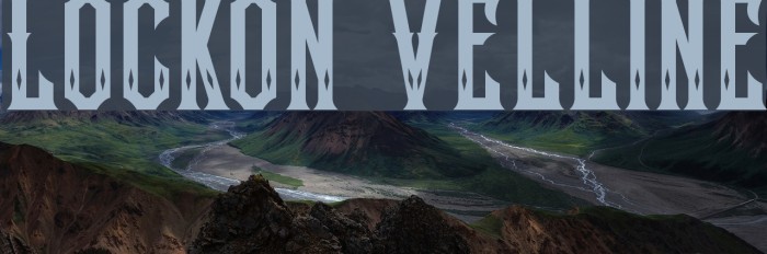 Lockon Velline Font examples