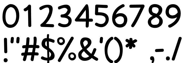 Lockwood Free Font OTHER CHARS