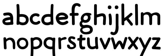 Lockwood Free Font LOWERCASE