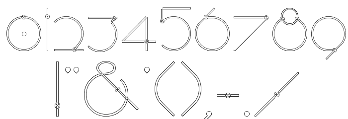 Locus Knots Font OTHER CHARS