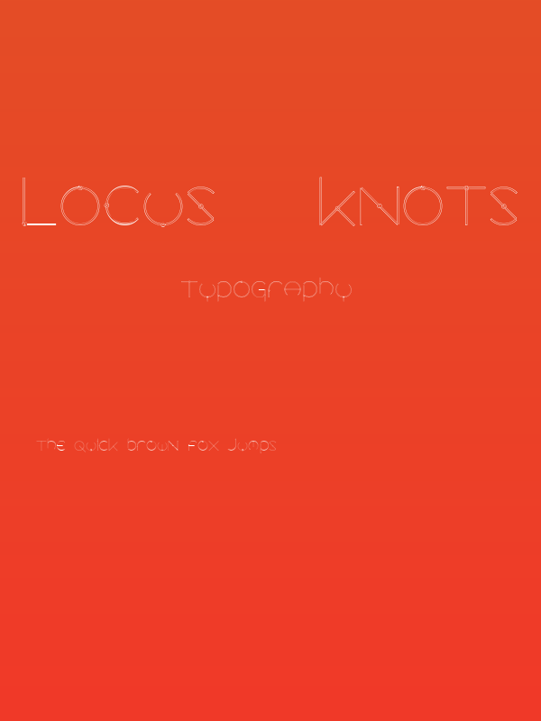 Locus   Knots Poster