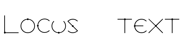 Locus   Text  Frei Schriftart Herunterladen