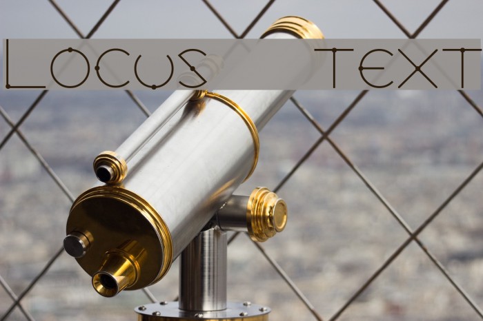 Locus Text Font examples