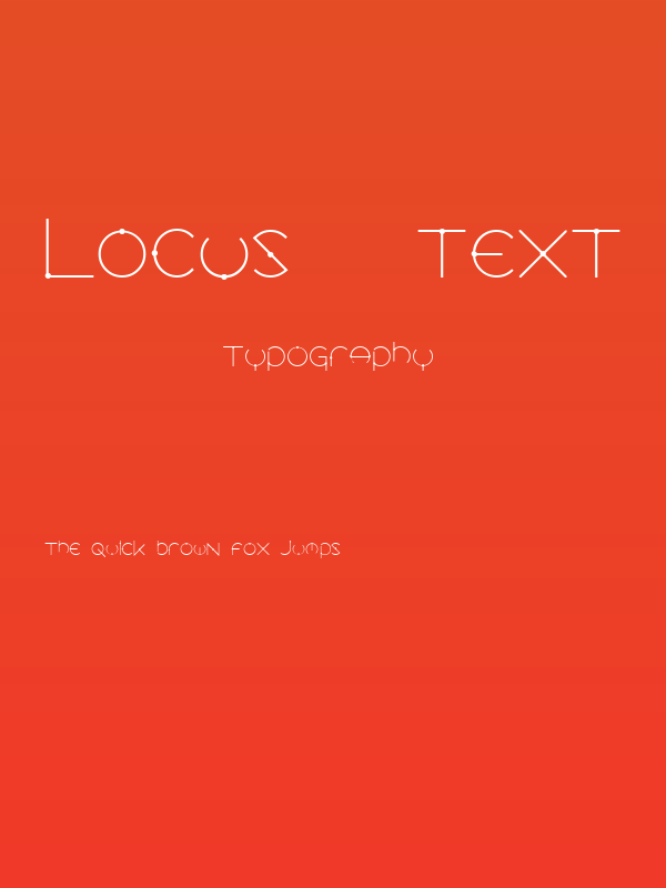 Locus   Text Poster