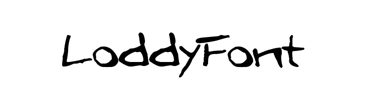 LoddyFont  Fuentes Gratis Descargar