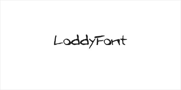 LoddyFont Logo