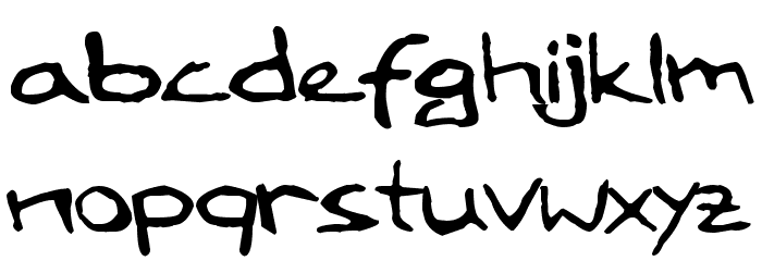 LoddyFont Font LOWERCASE