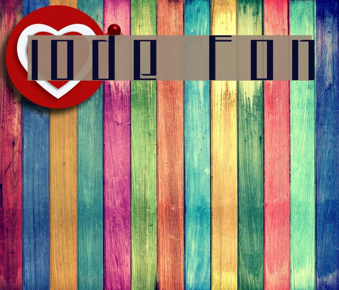 Lode Font examples