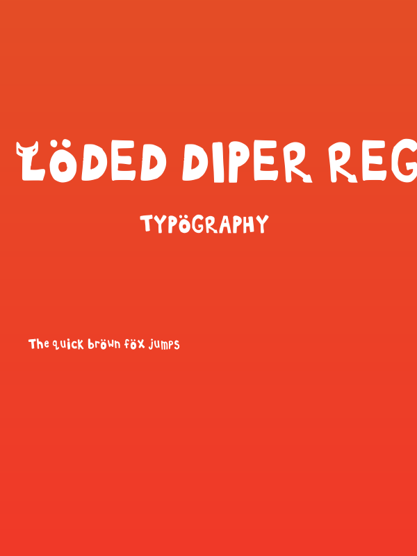 Loded Diper Regular Poster