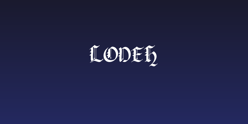 Lodeh Social Header