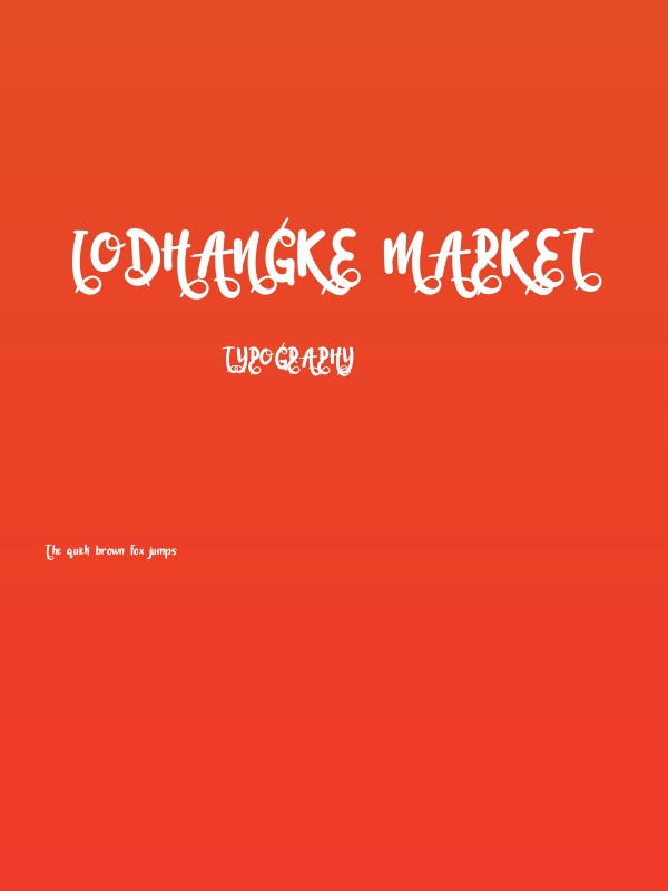 Lodhangke Market Poster