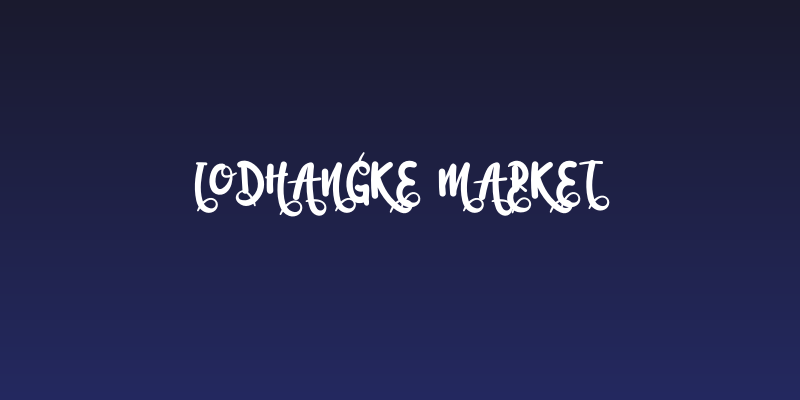 Lodhangke Market Social Header