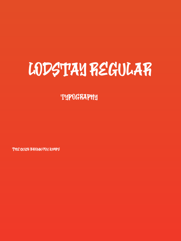 Lodstay Regular Poster
