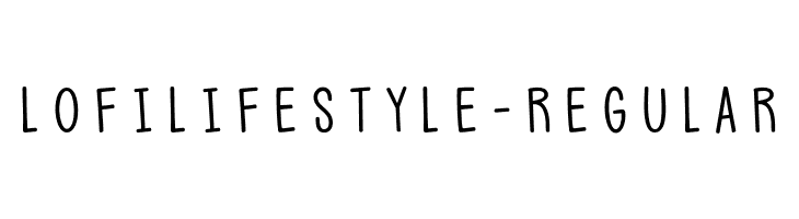 LofiLifestyle-Regular  لخطوط تنزيل