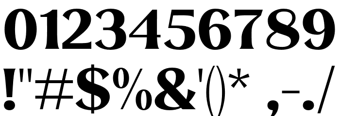 Loftus-Regular Font OTHER CHARS