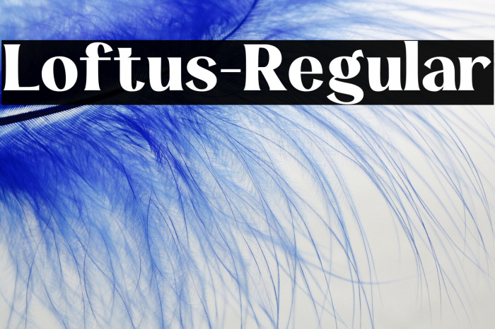 Loftus-Regular Example 3