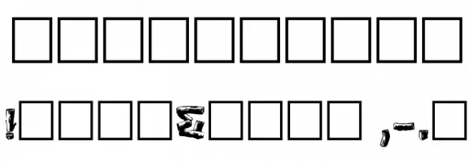 Logger Font OTHER CHARS