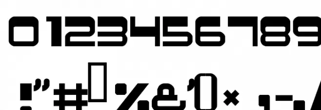 Logic lodger Font OTHER CHARS