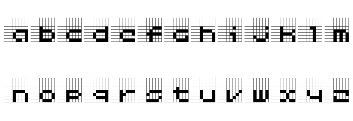 Logic twenty-five Normal Fonte MINÚSCULAS