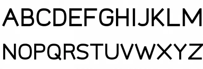 Logico Sans Bold Schriftart Groß