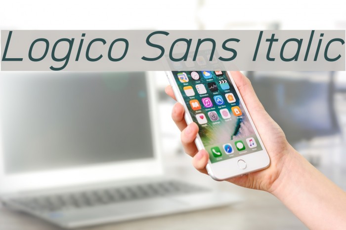 Logico Sans Italic Font examples