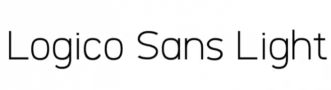Logico Sans Light  Frei Schriftart Herunterladen