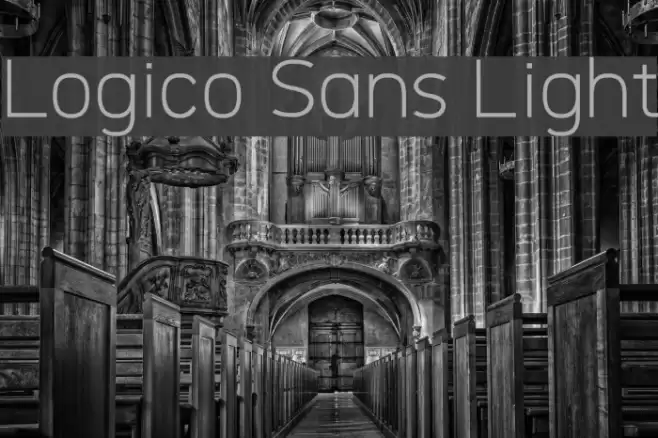 Logico Sans Light Font examples