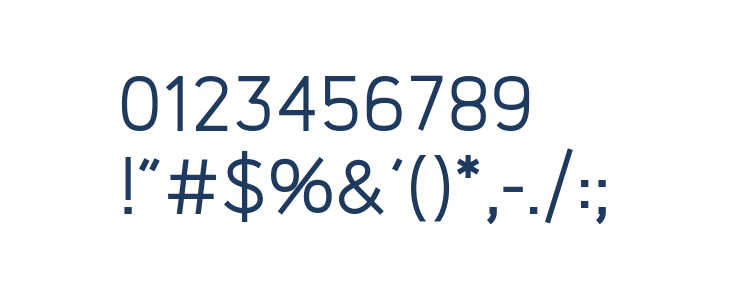 Logico Sans Regular Other Characters