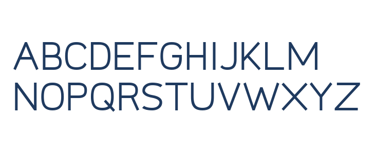 Logico Sans Regular Uppercase