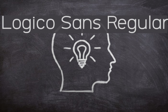 Logico Sans Regular Example 1