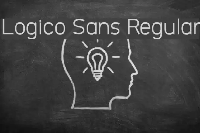 Logico Sans Regular Example 1