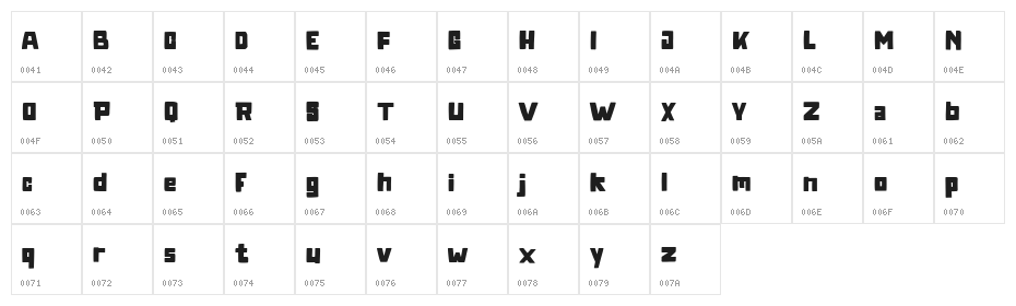 Logkey Block Free Regular Character Map