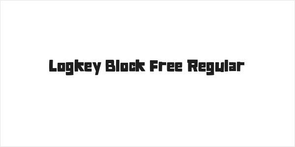 Logkey Block Free Regular Logo