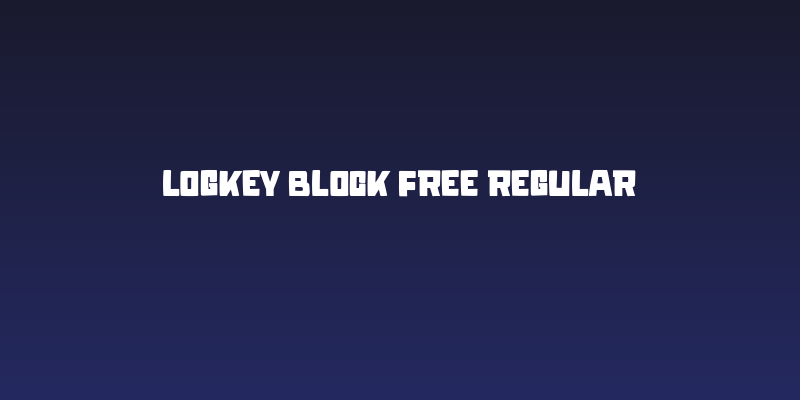 Logkey Block Free Regular Social Header