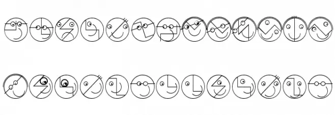 LogoFacesToolbox Font LOWERCASE