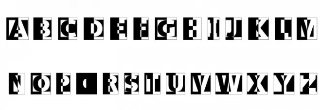 LogoHalfnHalf Шрифта ВЕРХНИЙ