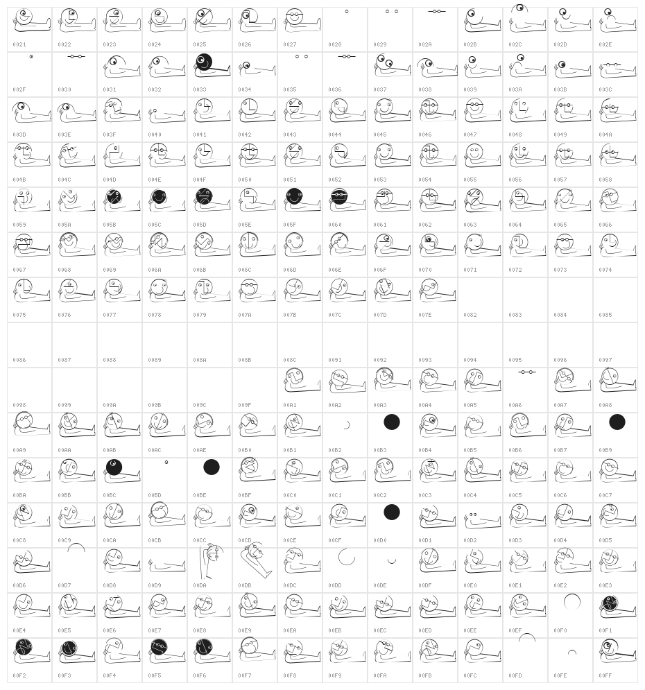LogoModels Character Map