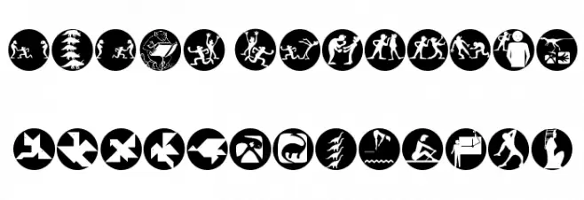 LogoSketchesMK خط أحرف كبيرة